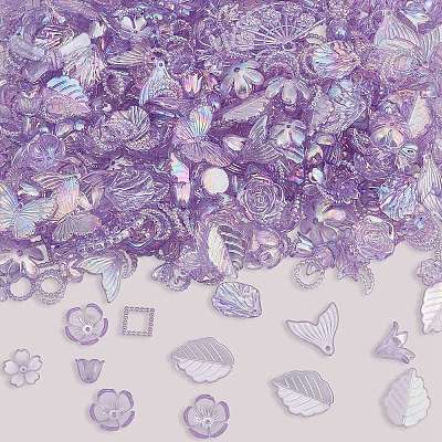 200g Transparent Acrylic Beads OACR-SP0001-86C-1