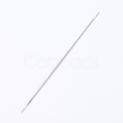 Iron Open Beading Needle IFIN-P036-01D-1
