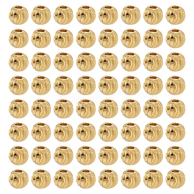 Brass Beads X1-KK-G312-01G-6mm-G-1