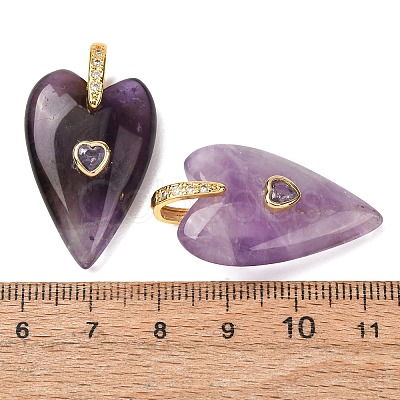Natural Amethyst Pendants GG-CBA51ED-03G-09-1