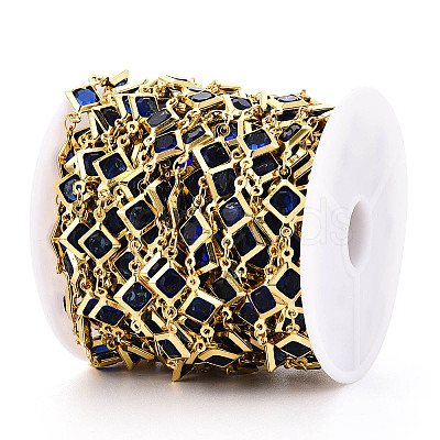 Brass Rhombus Link Chains CHC-N023-08E-G-1