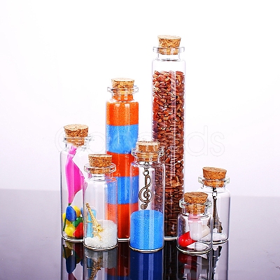 Glass Wishing Bottles LS-PW-WG96665-01-1