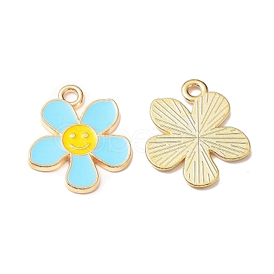 Alloy Enamel Pendants ENAM-C009-01G-1