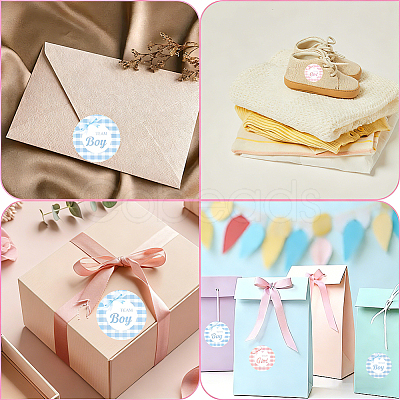 Flat Round Self-Adhesive Stickers DIY-WH0928-001-1