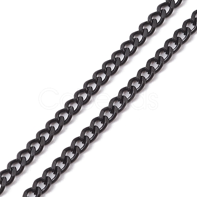 Adjustable 304 Stainless Steel Curb Chains Necklaces Making AJEW-JB01215-03-1