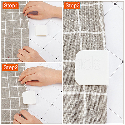 Plastic Windproof Stop Protect Clips LS-FIND-WH0203-48-1