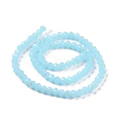 Electroplate Glass Beads Strands EGLA-A034-J3mm-L06-1