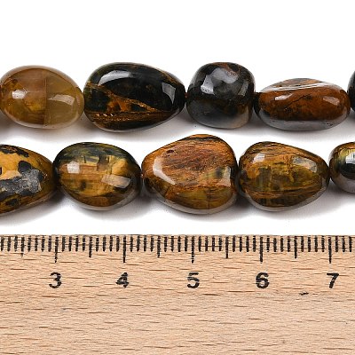 Natural Pietersite Beads Strands G-A286-A01-03-1