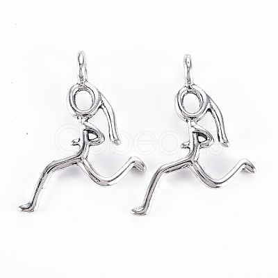 Tibetan Style Alloy Pendants X-PALLOY-S120-255-RS-1