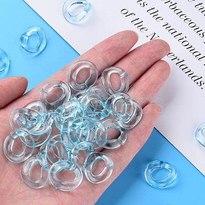 Transparent Acrylic Linking Rings MACR-S373-99-B07-1