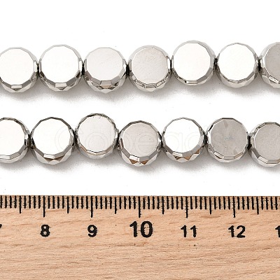 Electroplate Glass Beads Strands EGLA-F166-04C-P-1