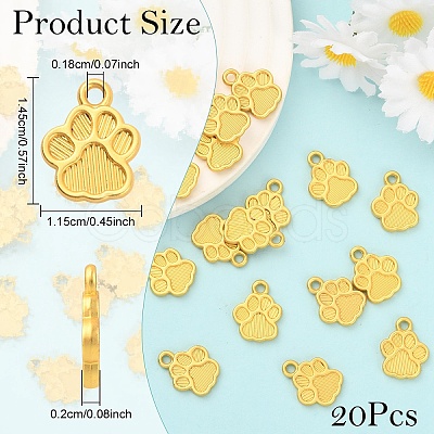 20Pcs Rack Plating Alloy Charms FIND-YW0008-09-1