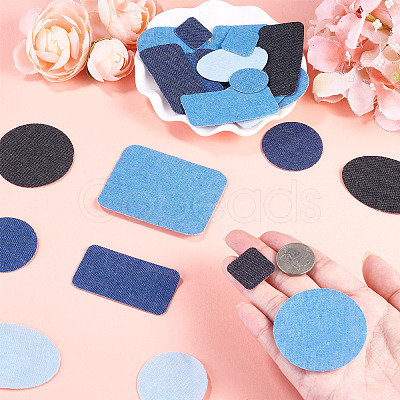 5 Sheets Denim Self-adhesive Patches PATC-TA0001-61-1