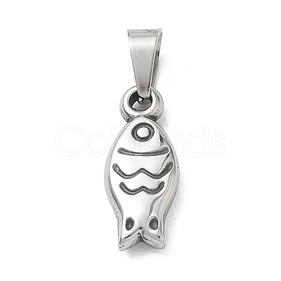 304 Stainless Steel Pendants STAS-B141-03G-P-1