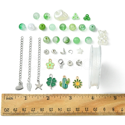 DIY Glass Beads Bracelets Jewelry Making Kit DIY-FS0007-69-1