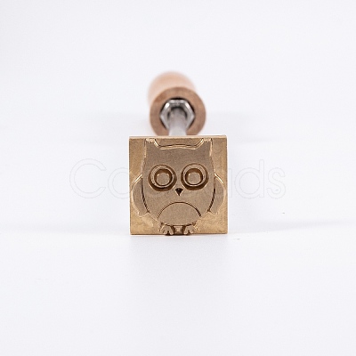 Brass Burning Stamp Heating AJEW-WH0098-73-1