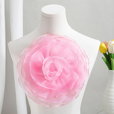 3D Flower Polyester Multilayer Ornament Accessories FIND-WH20008-43B-1