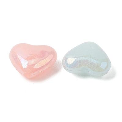 UV Plating Opaque Acrylic Beads OACR-G058-16A-1