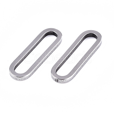 Tarnish Resistant 201 Stainless Steel Linking Rings STAS-S080-001P-1