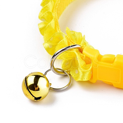 Adjustable Polyester Lace Dog/Cat Collar MP-K001-B05-1