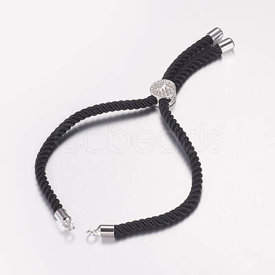 Nylon Twisted Cord Bracelet Making MAK-F019-04P-1