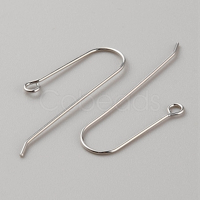 Brass Earring Hooks LS-KK-WH0044-141A-P-1