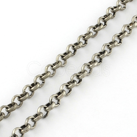 Iron Rolo Chains CH-J001-BL5.8-AS-1