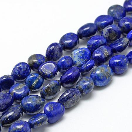 Natural Lapis Lazuli Beads Strands G-R445-6x8-35-1