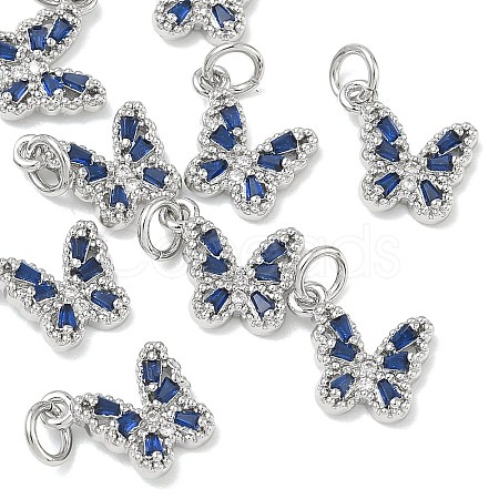 SHEGRACE Brass Pave Clear Cubic Zirconia Pendants XGRQ3Q851-628P-E-1