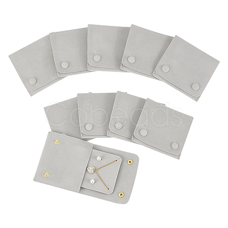 Velvet Earring Pouches TP-WH0007-20-1