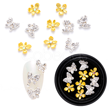 Alloy Rhinestone Cabochons MRMJ-Q072-27D-1