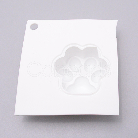 DIY Cat Paw Silicone Molds DIY-WH0177-94A-1
