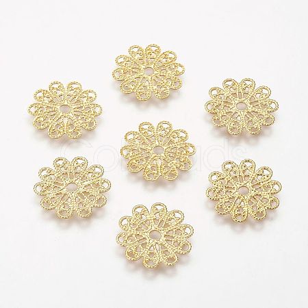 Brass Vintage Filigree Findings LS-KK-B554-G-1