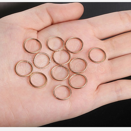 316L Surgical Stainless Steel Hoop Cartilage Earrings WGB51CA-07-1