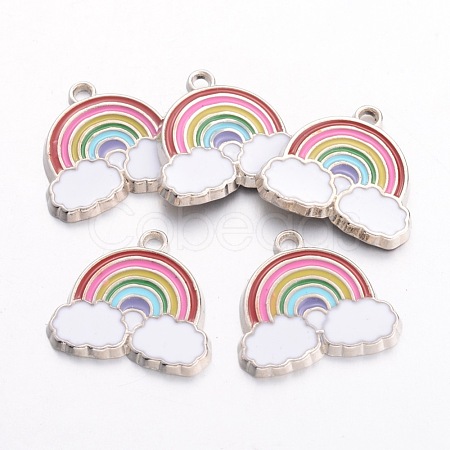 Alloy Enamel Pendants ENAM-H019-1