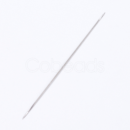Iron Open Beading Needle IFIN-P036-01D-1