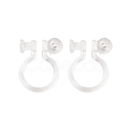 Silicone Clip-on Earring Findings FIND-K019-01B-1