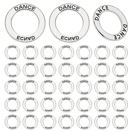 50Pcs Tibetan Style Alloy Pendants FIND-PH0020-30-1