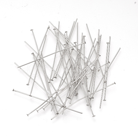 Tarnish Resistant 304 Stainless Steel Flat Head Pins LS-X-STAS-Q218-01D-1