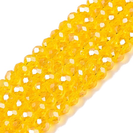 Electroplate Glass Beads Strands LS-EGLA-A044-T4mm-A05-1