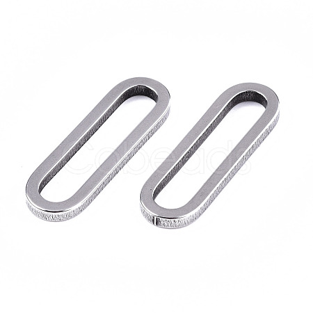 Tarnish Resistant 201 Stainless Steel Linking Rings STAS-S080-001P-1