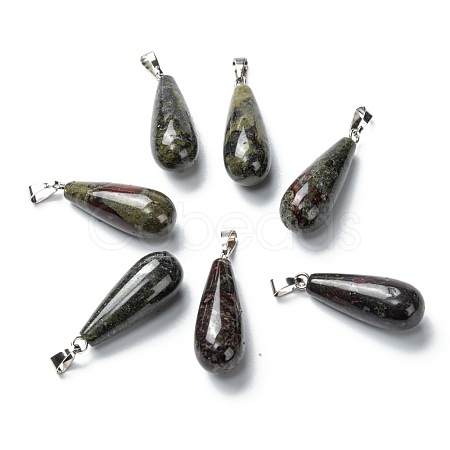 Natural Dragon Blood Pendants G-F707-11-1