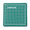 PVC Cutting Mat Pad, with Scale, for Desktop Fine Manual Work Leather Craft Sewing DIY Punch Board, Sea Green, 8x8x0.3cm