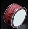 Round Nylon Cords, Milan Cords/Twisted Cords, Dark Red, 1.5mm, about 25.15 yards(23m)/roll