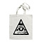 Printed Cotton Canvas Pouches, with Handle, Shoulder Bags for Shopping, Rectangle, Eye of Providence/All-seeing Eye, 40x35cm