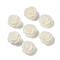 Synthetic Coral Carved Beads, Dyed, Flower, White, 11.5x11.5x8.5mm, Hole: 1.2mm