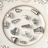 60Pcs 10 Styles Tibetan Style Alloy & Brass & CCB Plastic Bead Cones PALLOY-YW0003-28-3