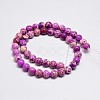 Natural Imperial Jasper Beads Strands G-I122-6mm-07-3