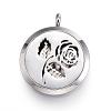 316 Surgical Stainless Steel Diffuser Locket Pendants STAS-H342-55P-1