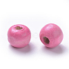 Dyed Natural Wood Beads X-WOOD-Q006-10mm-07-LF-2